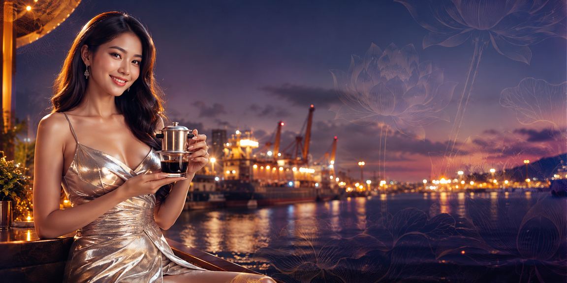 Người dùng nạp tiền và nhận thưởng qua xsmbt2 tại quán cà phê Vũng Tàu